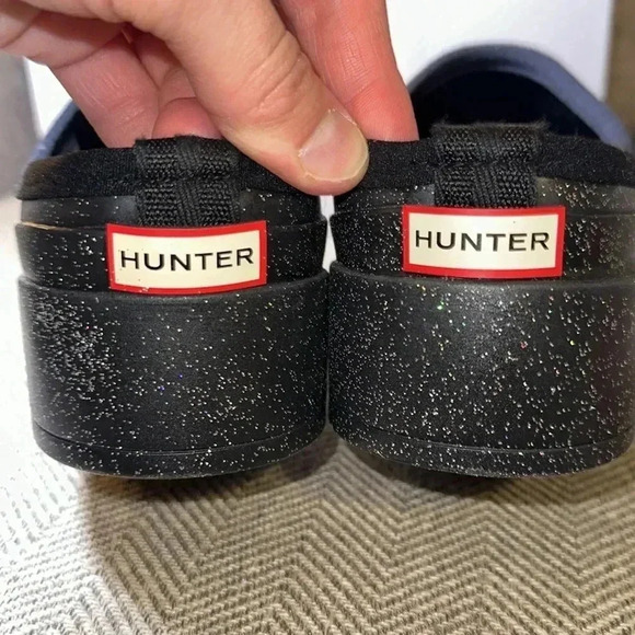 NWT HUNTER Boots Women’s Play Starcloud Clog Slip On Shoe Glitter Size 11 - Picture 10 of 13